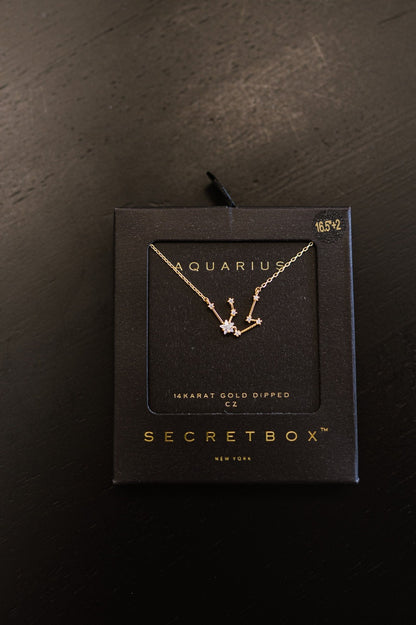 Rhinestone Star Sign Necklace