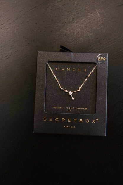 Rhinestone Star Sign Necklace