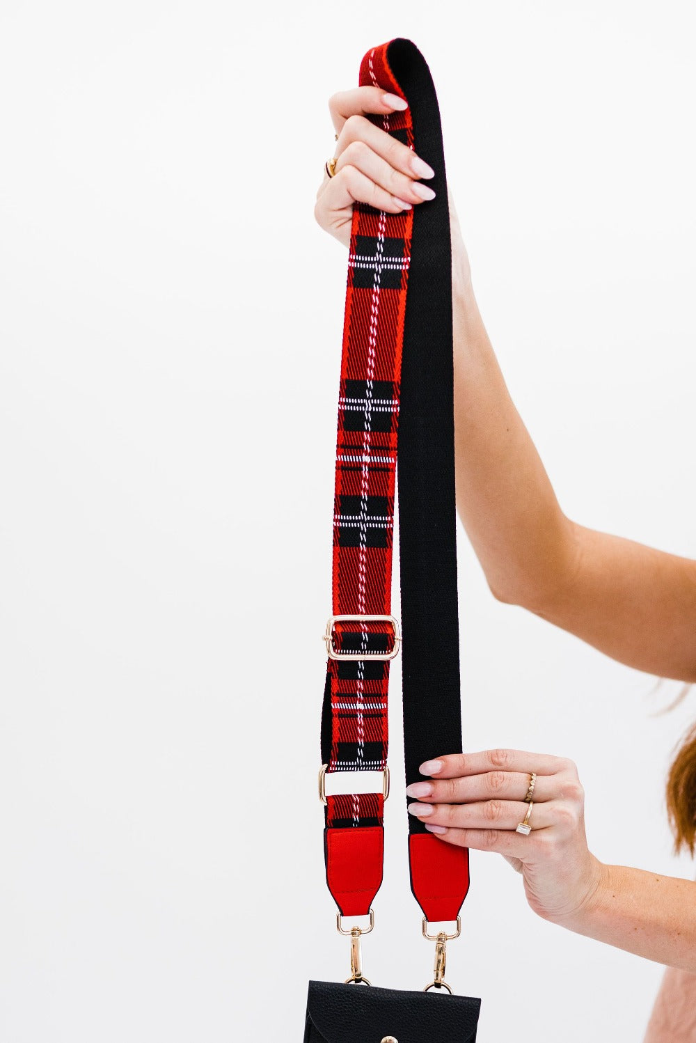 Raquel Plaid Adjustable Bag Strap