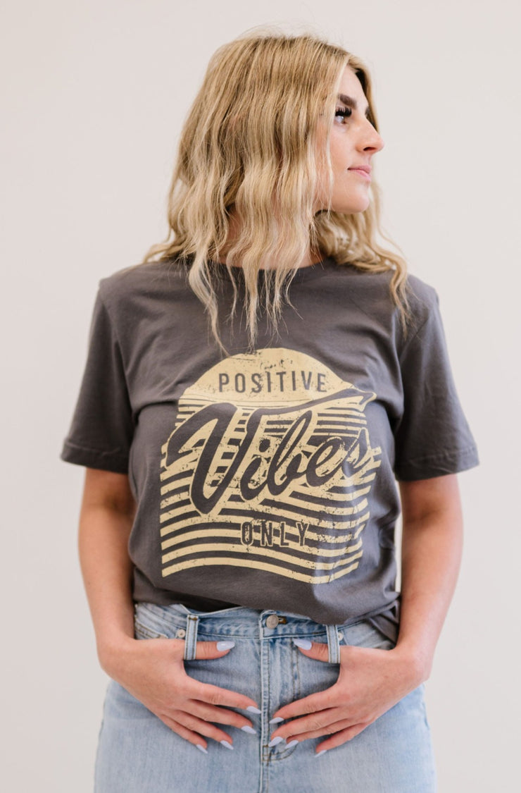 positive vibes only tee - final sale