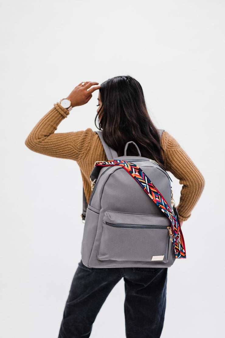 modern and chic, Bags, Brown Checkered Backpack