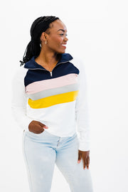 carson colorblock pullover - final sale