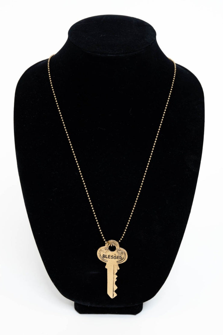 stacey key necklace