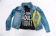 Distressed Denim Jacket - Final Sale