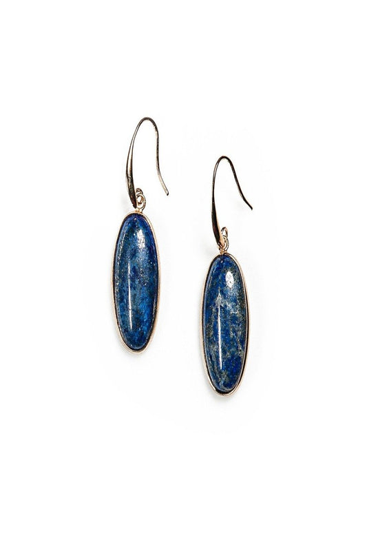Isla Oval Drop Earrings - Final Sale