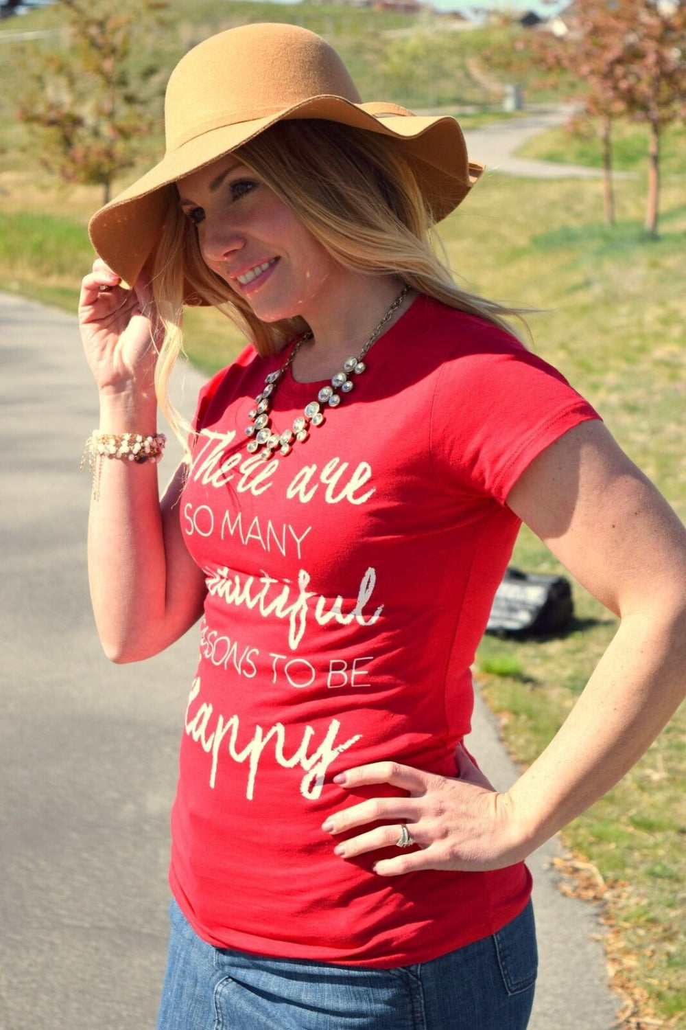 Beautiful Reasons Print Top - Final Sale
