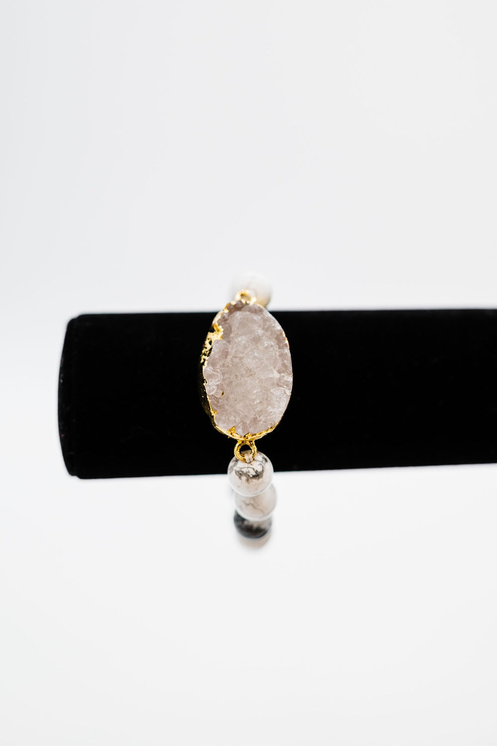 Kimora Beaded Druzy Bracelet - Final Sale