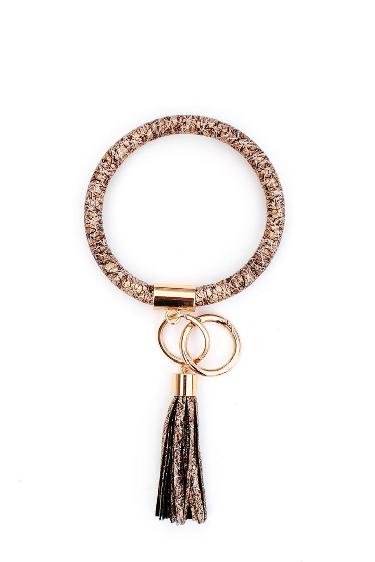 Kazma Key Ring Bracelets Bangle Keyring Wristlet Keychain Large