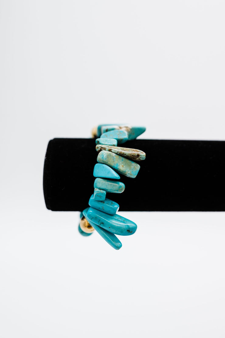 illiana stone + bead bracelet