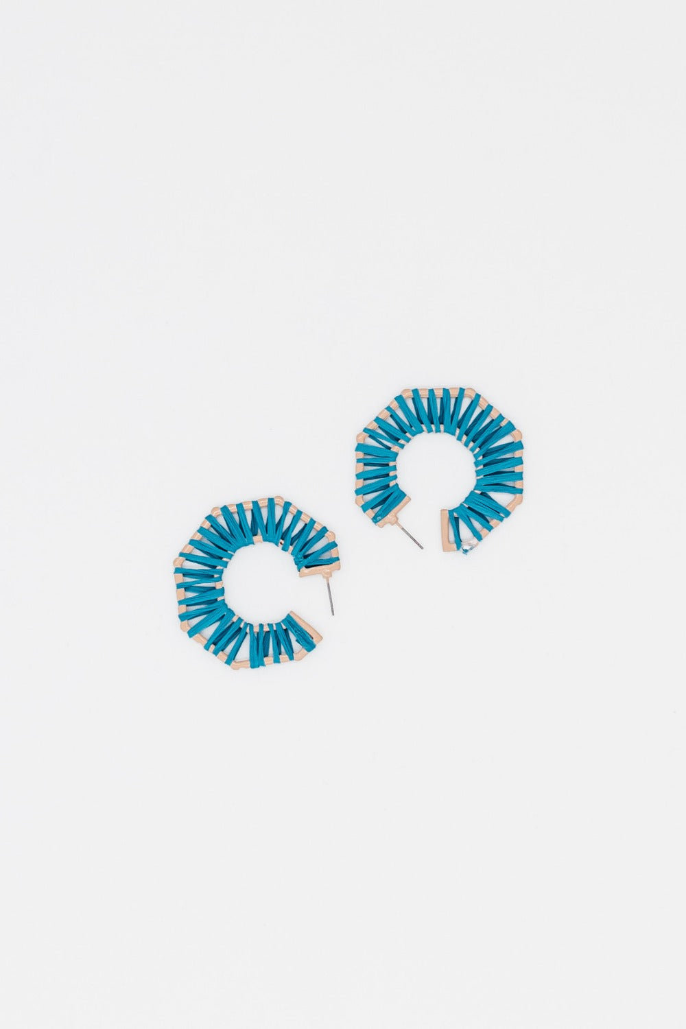 Daniella Rafia Hoops - Final Sale