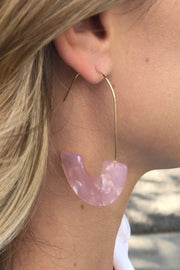enamel watercolor earrings - final sale