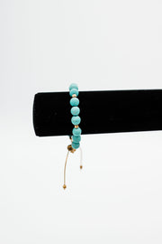 hayden stonewashed bead bracelet