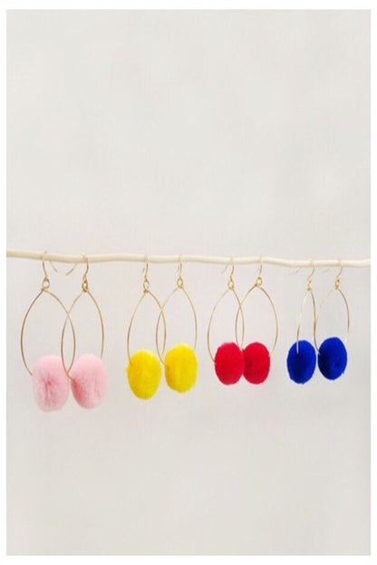 Dottie Pom Earrings - Final Sale
