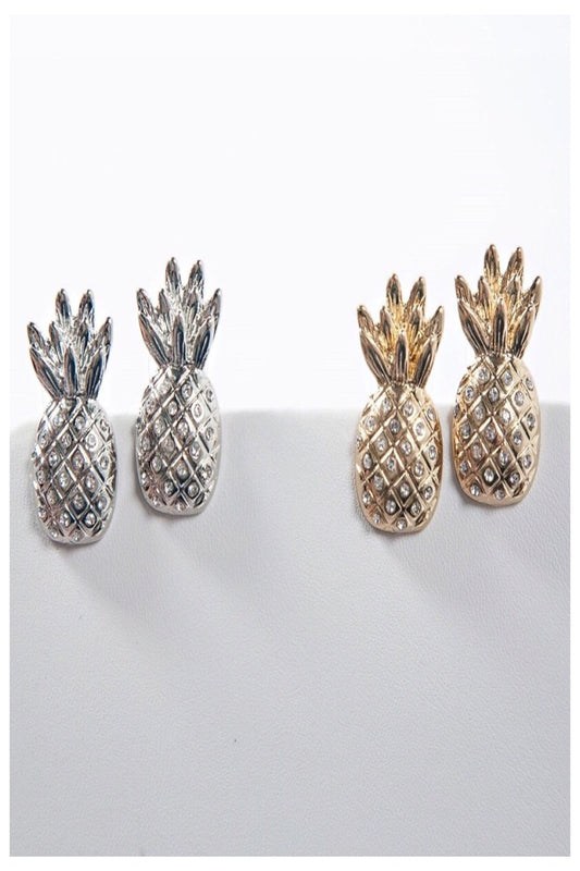 Pineapple Earrings - Final Sale