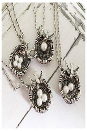 Mother Bird Nest Heirloom Necklace - Final Sale