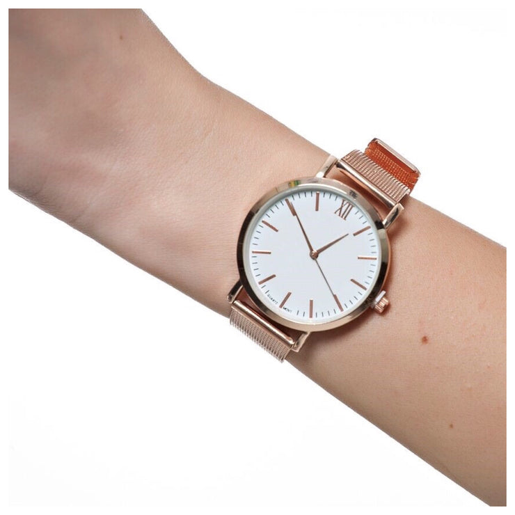 Minimalist Metal Mesh Watch - Final Sale