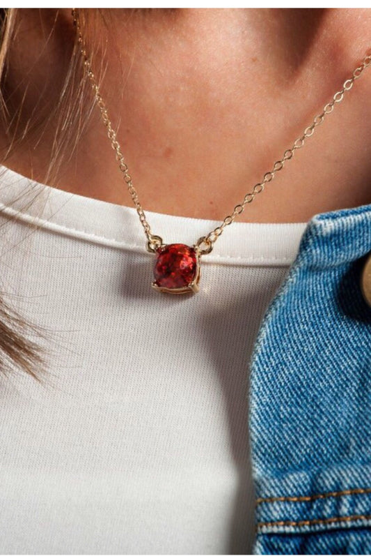 Glitter Pendant Necklace - Final Sale