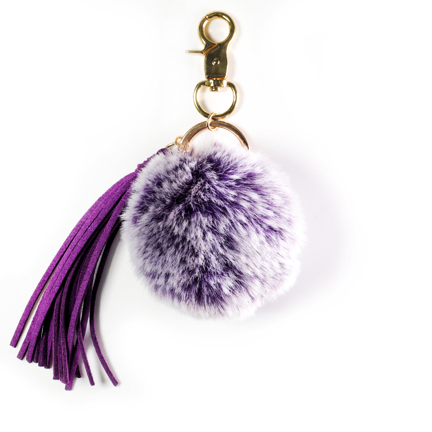 Lola Pom Pom Keychains Ruby Red - Modern and Chic Boutique