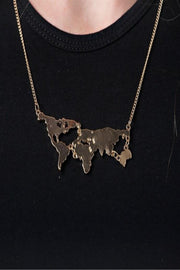 Map Pendant Necklace - Final Sale