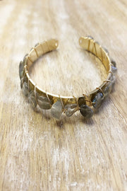 Natural Stone Cuff Bracelets - Final Sale