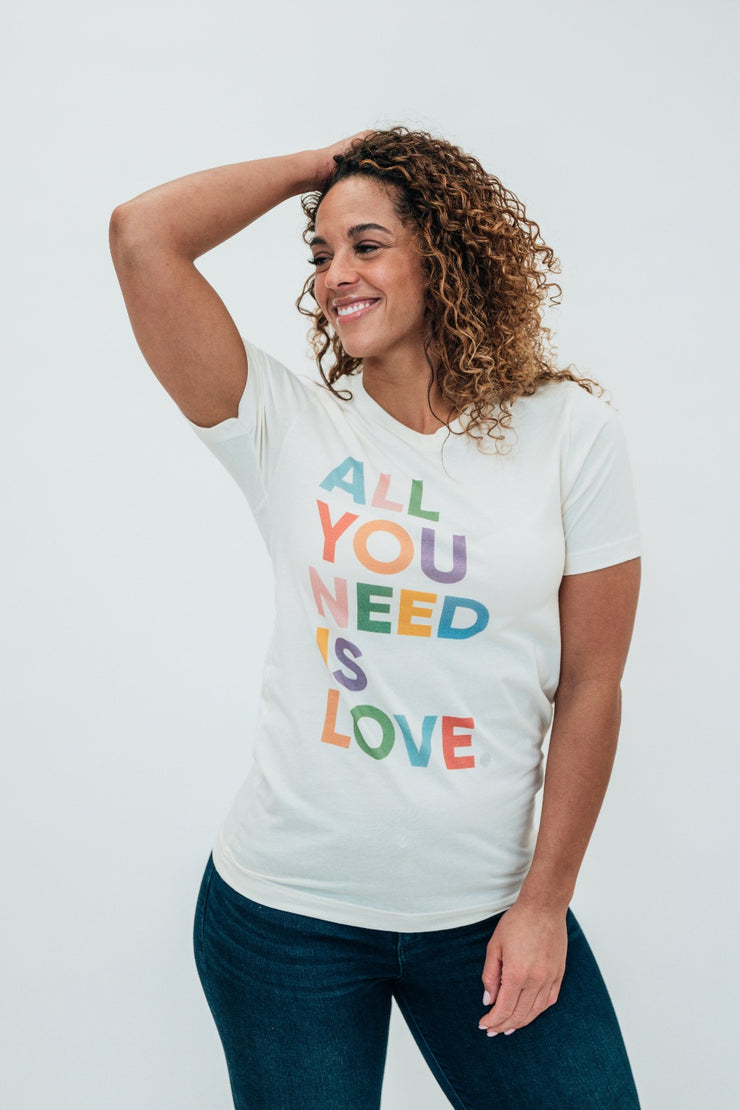 lizzy “all you need is love” tee - final sale