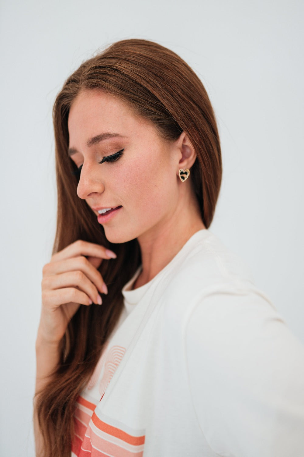 Naomi Leopard Print Stud Earrings - Final Sale