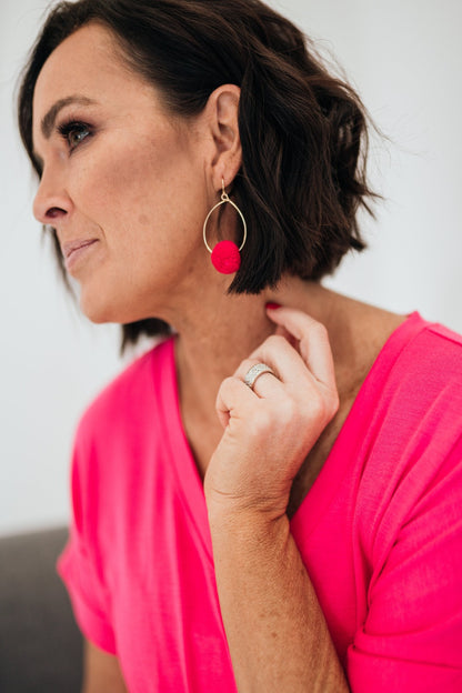 Dottie Pom Earrings - Final Sale