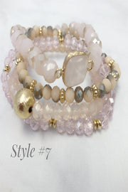 stackable stretch bracelet sets - Final Sale